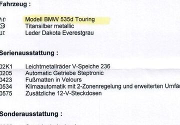 BMW 535 224.000 km 7.950 &euro; Mönchengladbach 41747