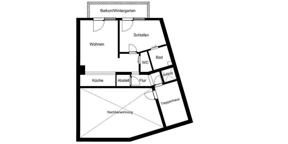 Etagenwohnung Düsseldorf Eller - 2 Zimmer, 66 m&sup2;, 690&euro; | Angebot:27432924