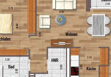 Wohnung Mönchengladbach Westend - 2 Zimmer, 66 m&sup2;, 920&euro; | Angebot:27426357